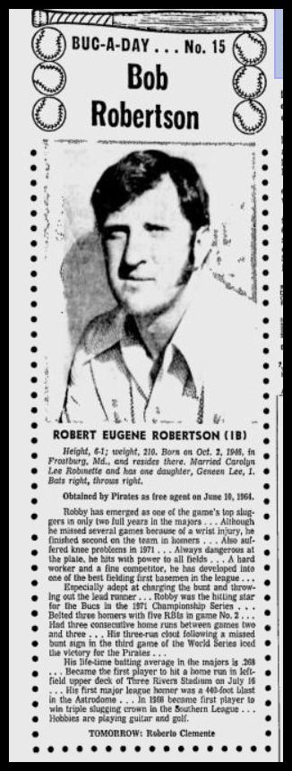 15 Bob Robertson